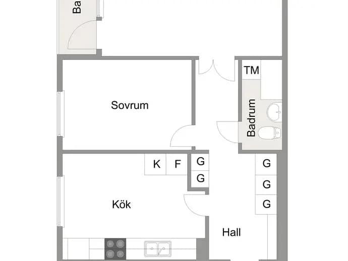 Floor plan for Herrhagsvägen 9B
