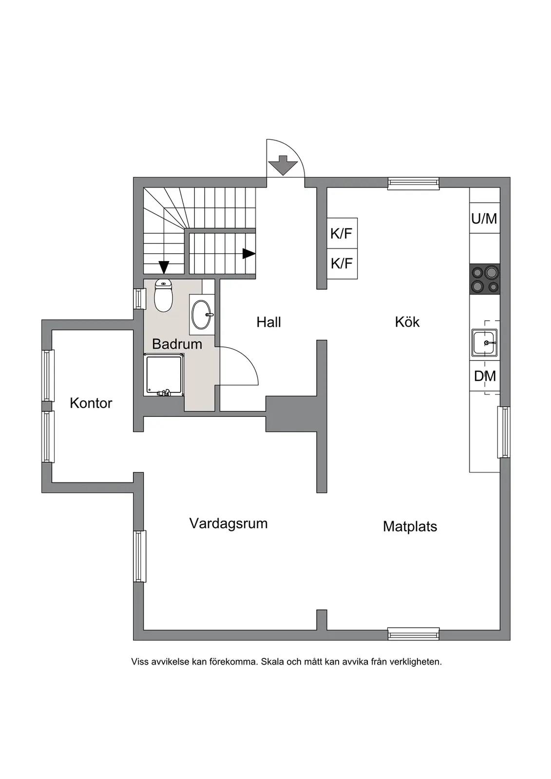 Planritning för Västra Brunnsgatan 4