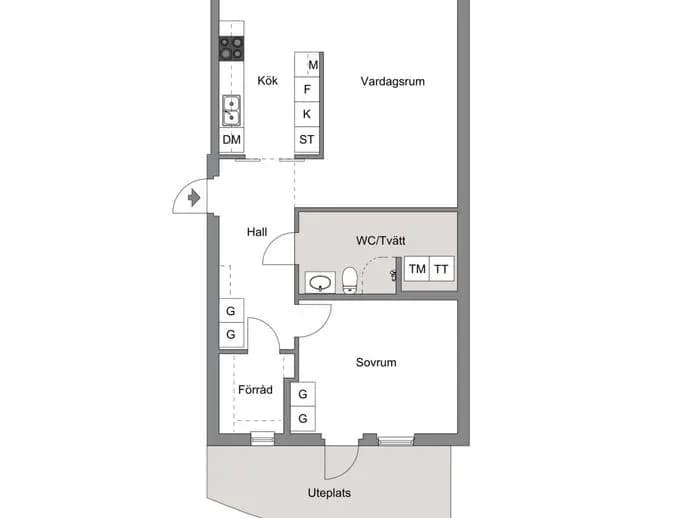 Floor plan for Norrtullsgatan 8