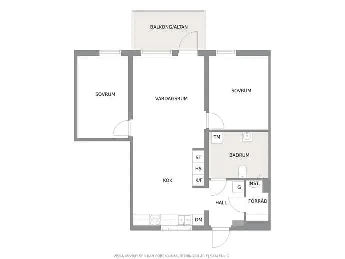 Planritning för Lertagsvägen 33 C