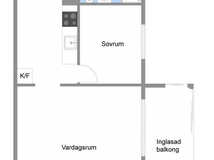Planritning för Timotejvägen 6, 2tr