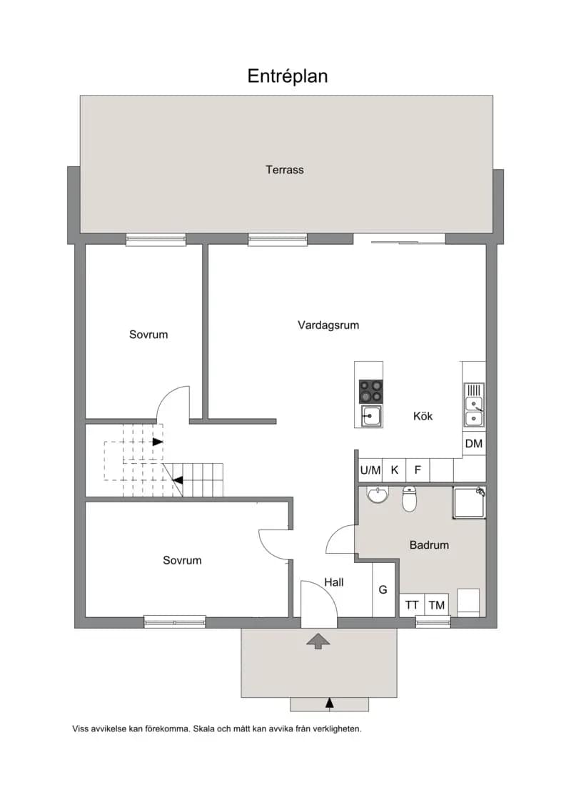 Floor plan for Klippervägen 19 B