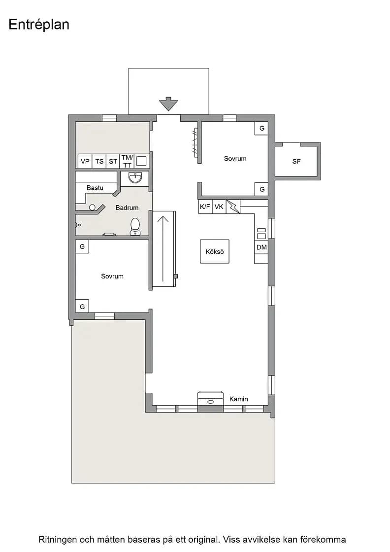 Floor plan for Bergsbyvägen 15 A