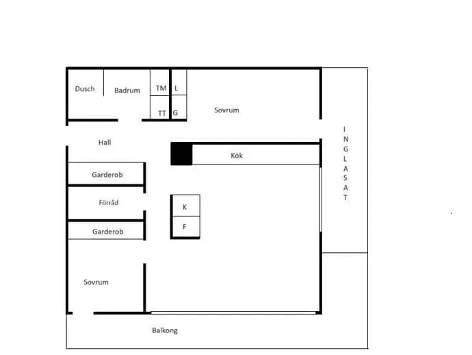Floor plan for Östbergsvägen 9