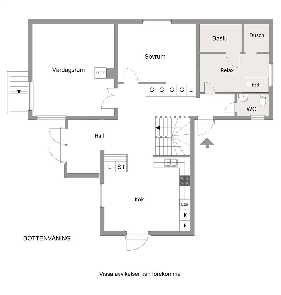 Floor plan for Byalagsgatan 14