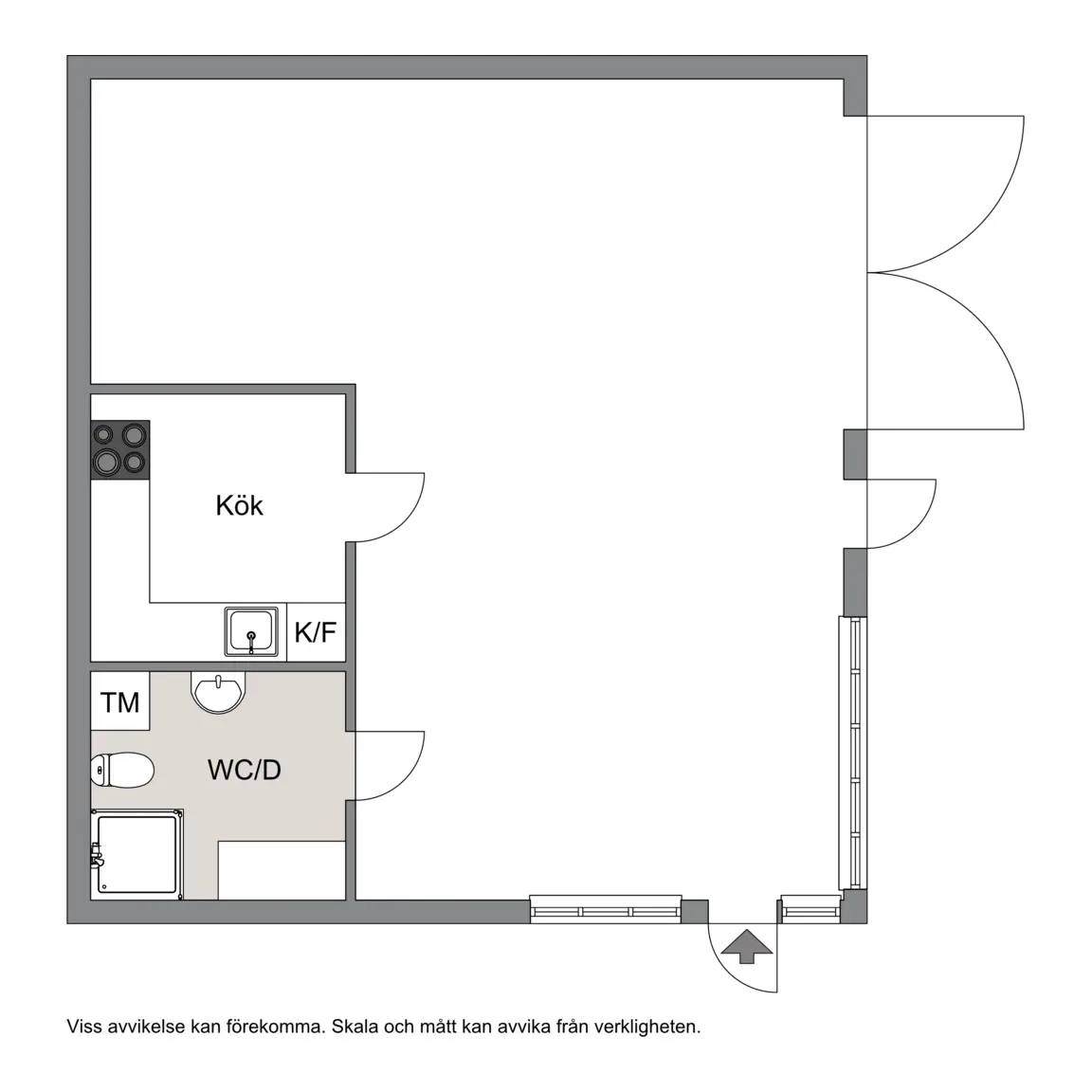 Floor plan for Mallslingan 8