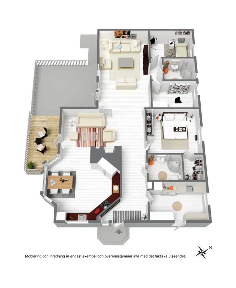 Floor plan for Asplyckevägen 25A