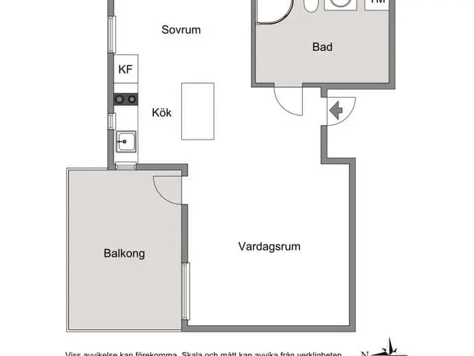 Floor plan for Oljevägen 4