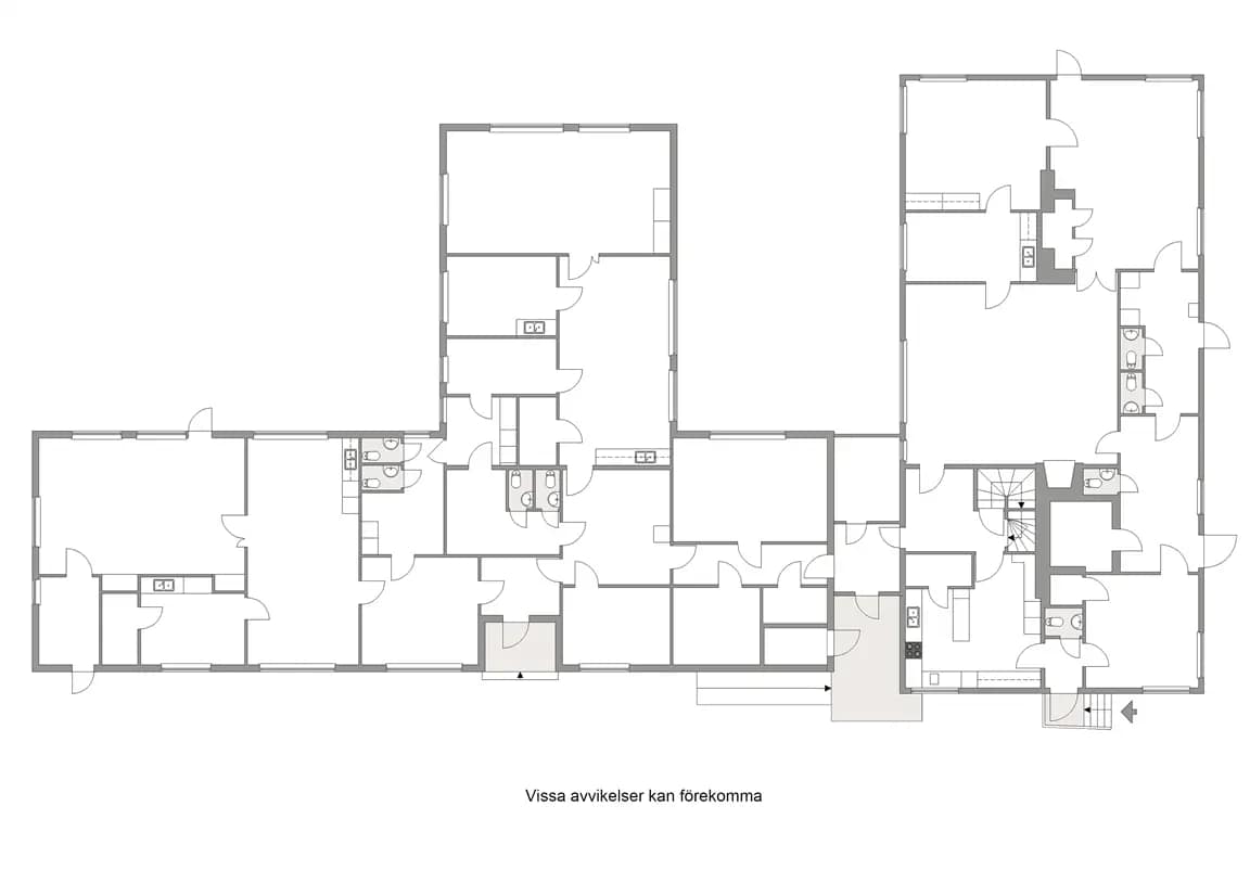 Planritning för Norra Åsgatan 16, 18, 20