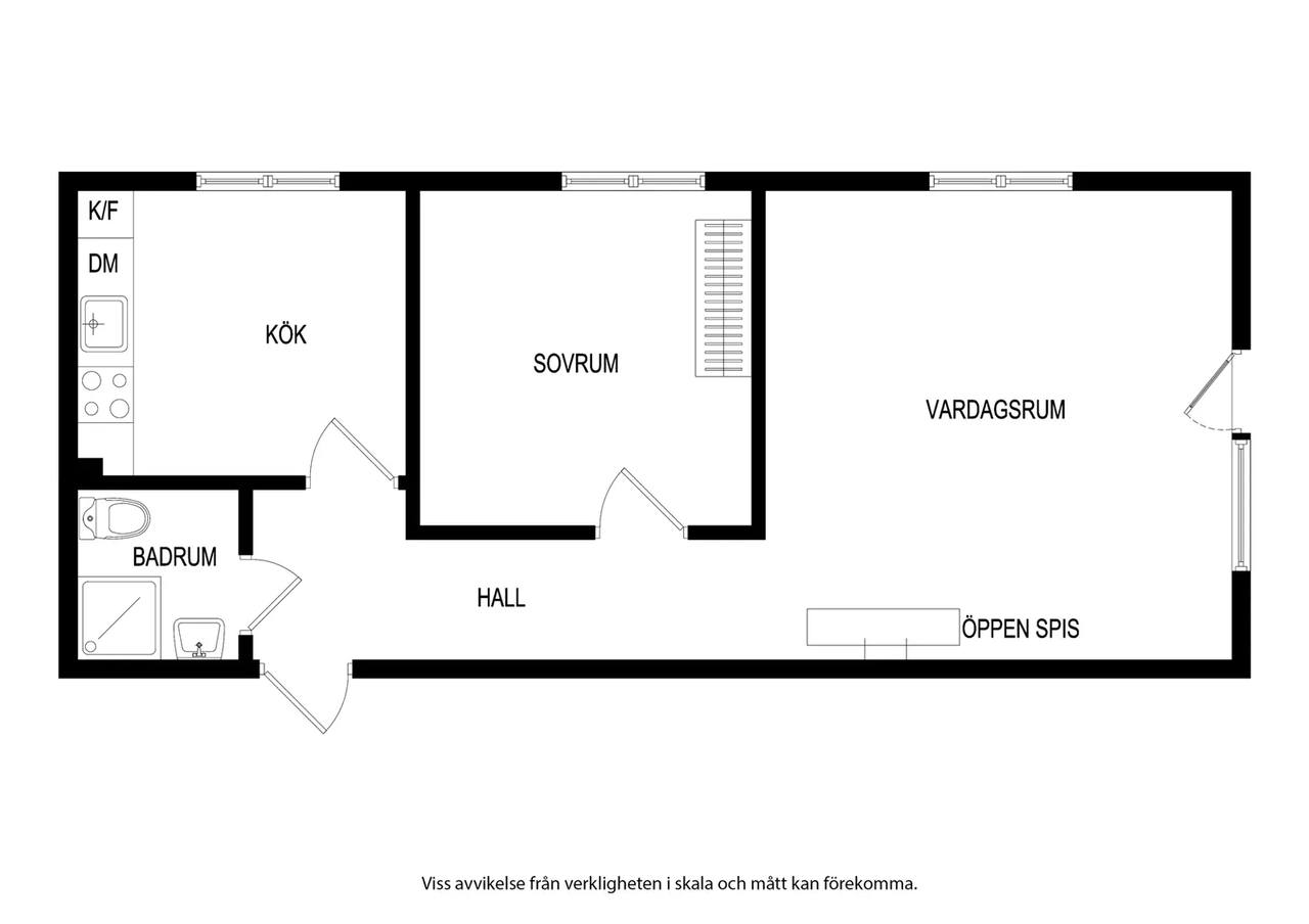 Floor plan for Sundbyvägen 70