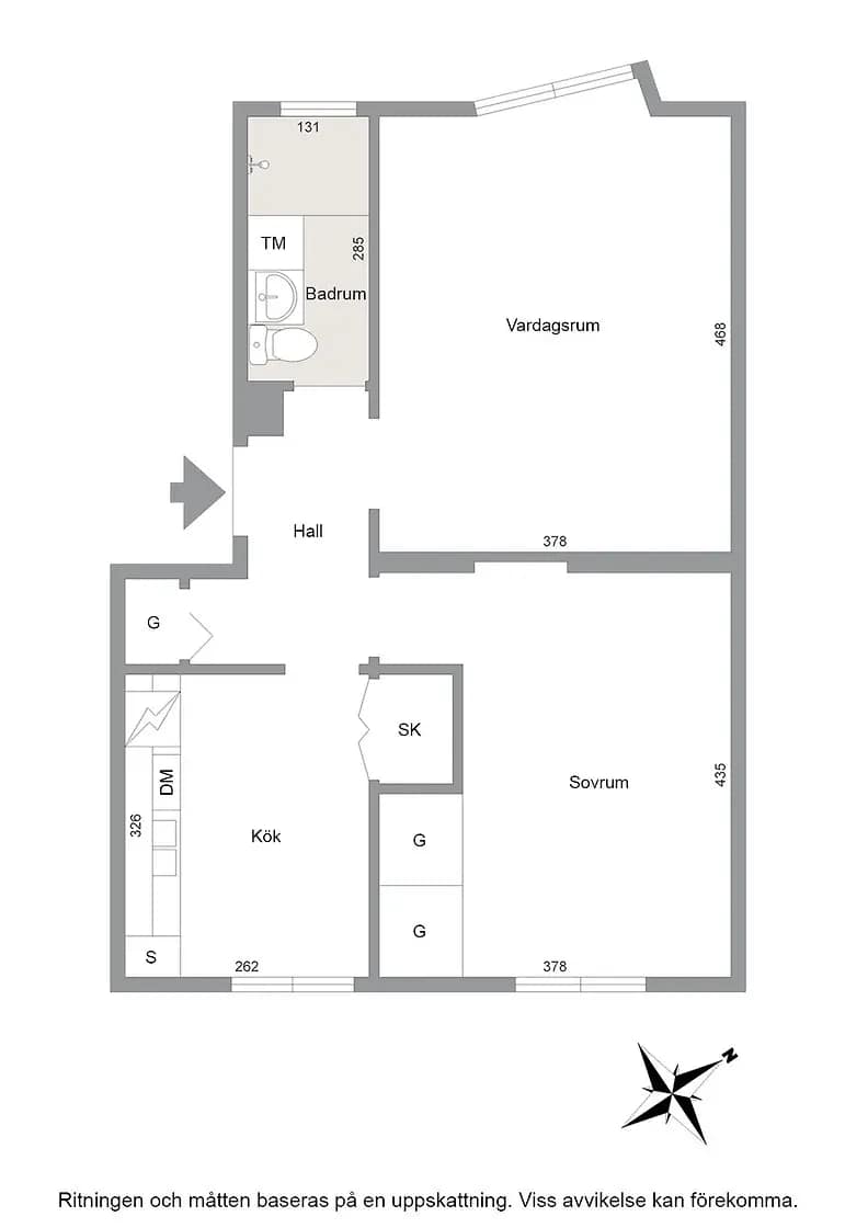 Floor plan for Kalendervägen 73