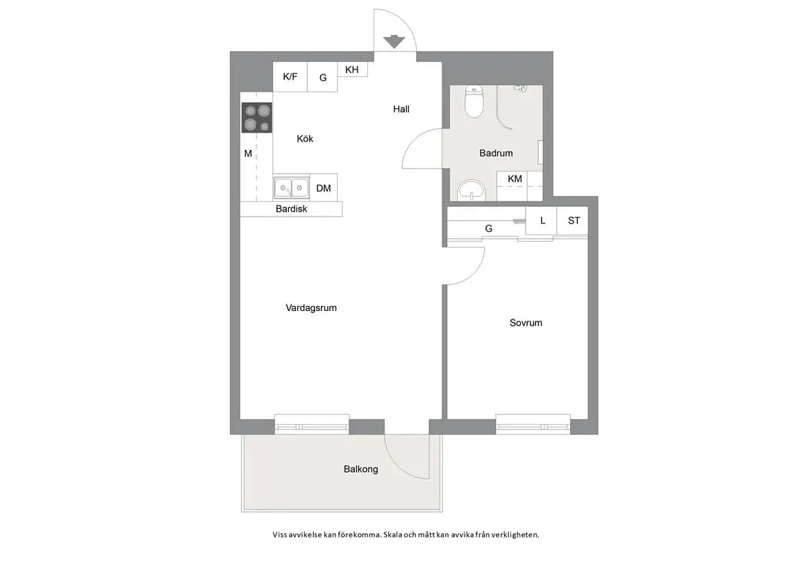 Planritning för Hättkvarnsgatan 7