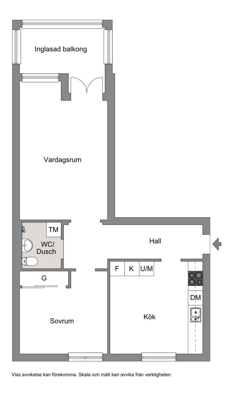 Planritning för Skolgatan 37B