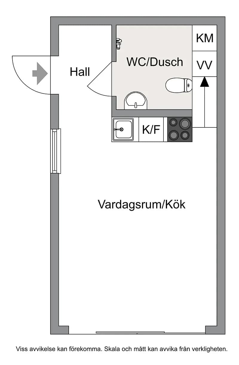Floor plan for Arrendevägen 80D