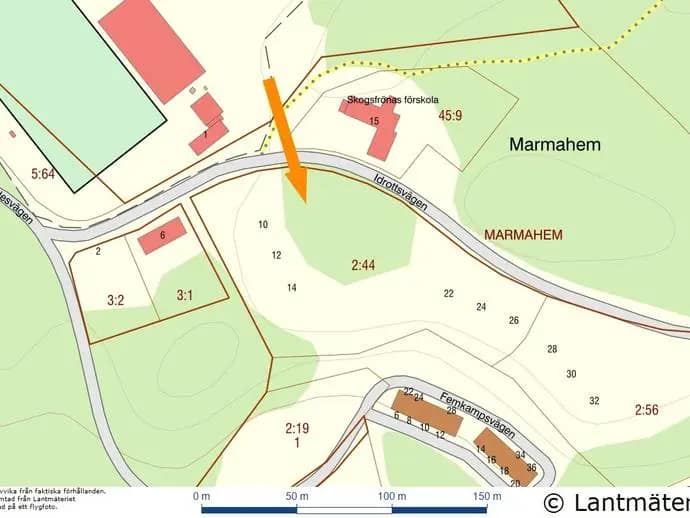 Floor plan for Idrottsvägen 24