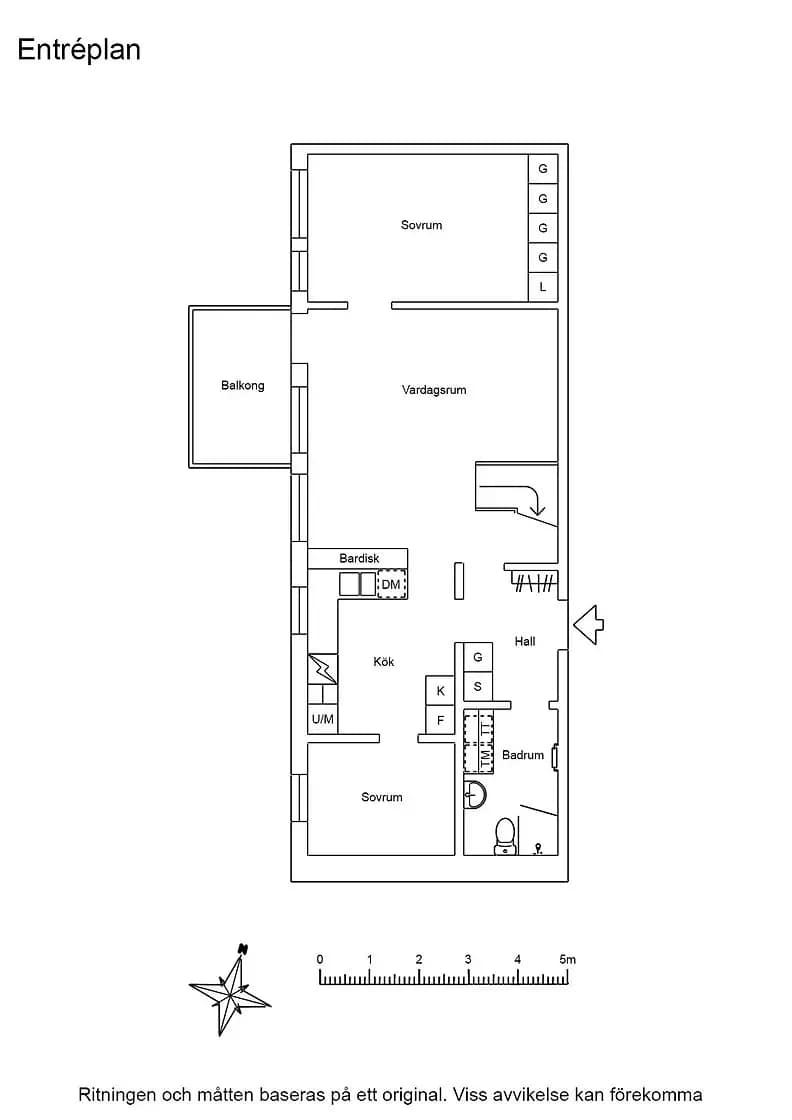 Planritning för Tunavägen 51C