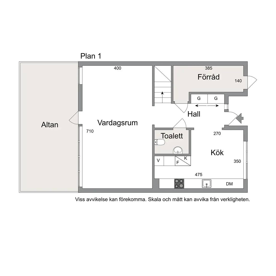 Planritning för Varnbäcksvägen 89