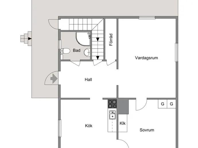 Planritning för Ragvaldsgatan 3