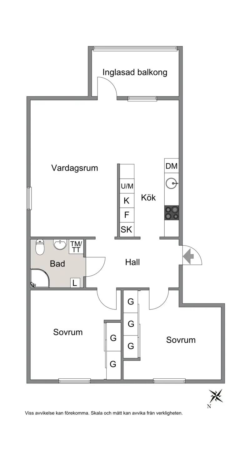 Planritning för Bangatan 24