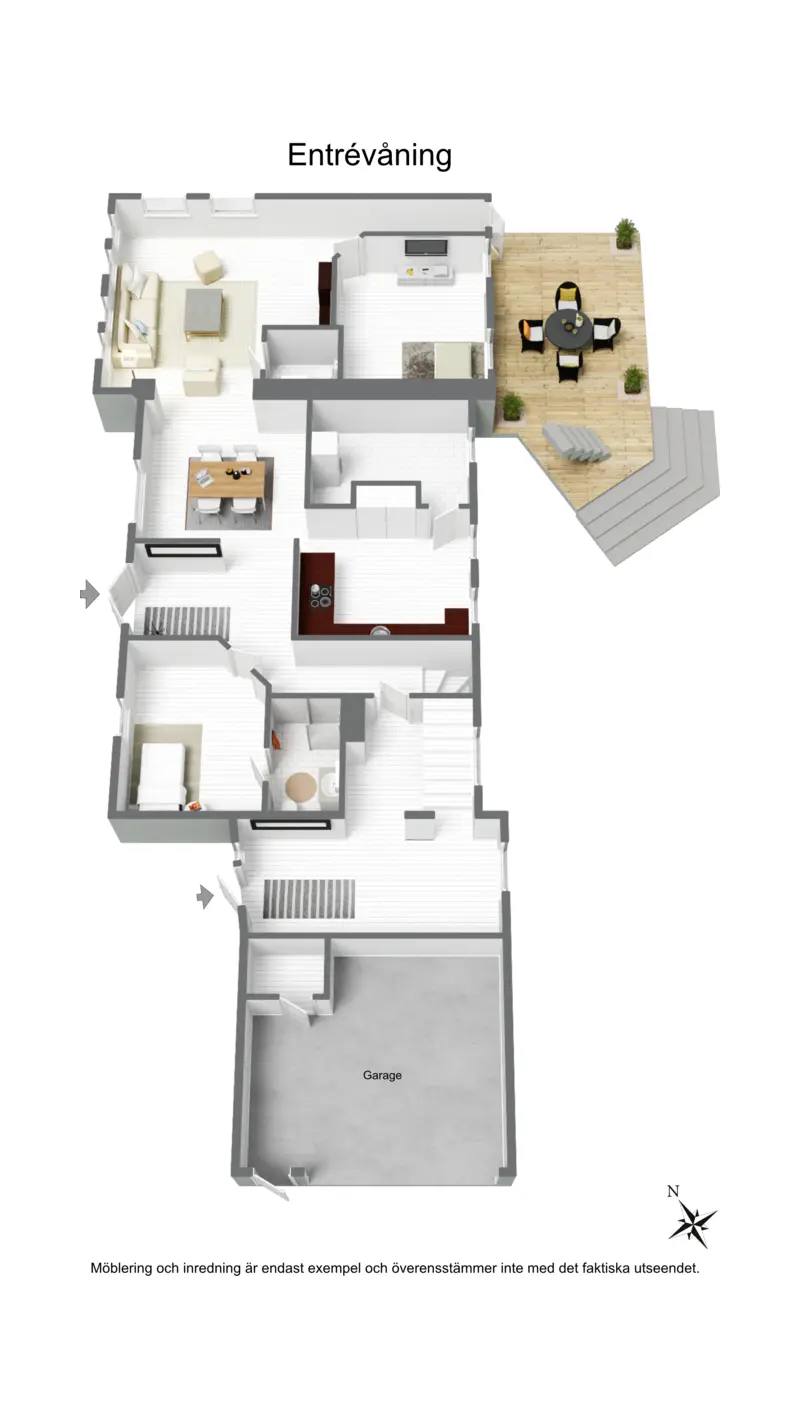 Floor plan for Kvarnhagsgatan 1A