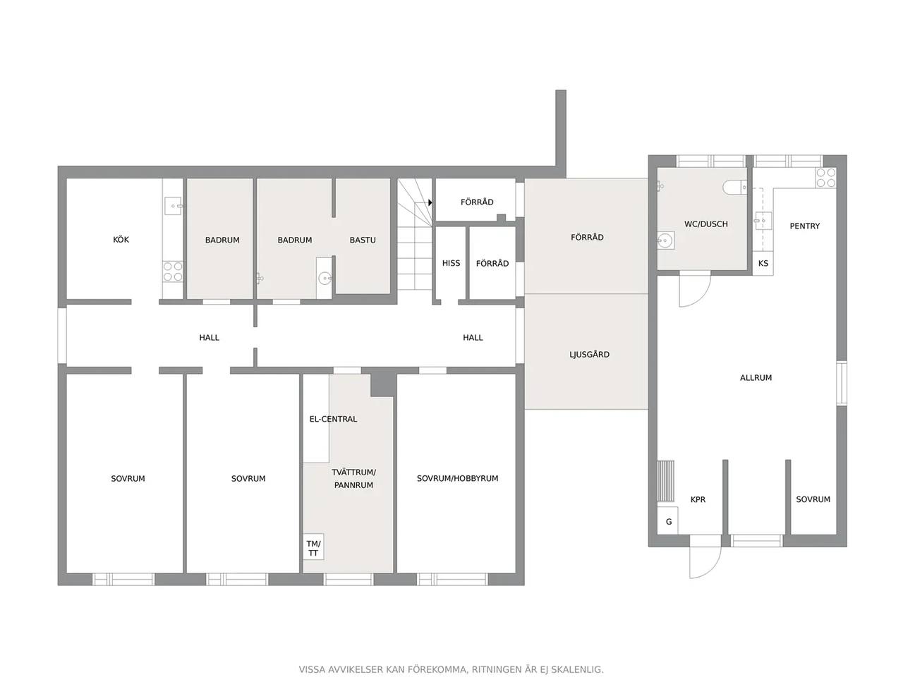 Floor plan for Rågångsvägen 10