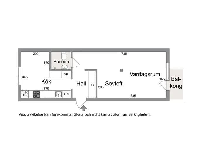 Planritning för Paradisgränd 5