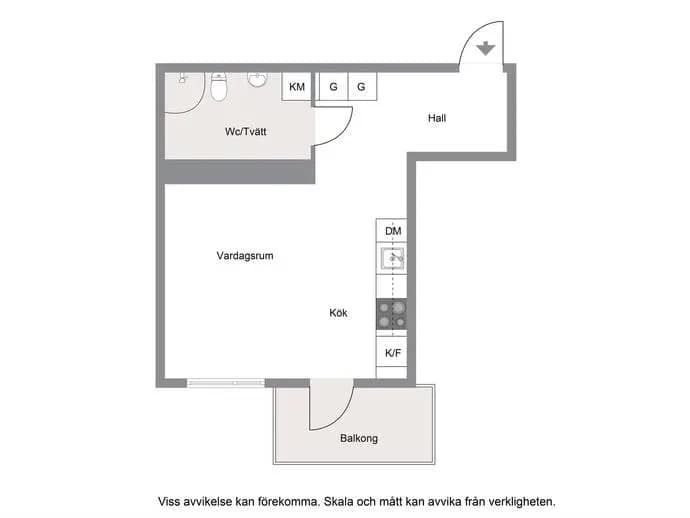 Floor plan for Kammakartorget 5