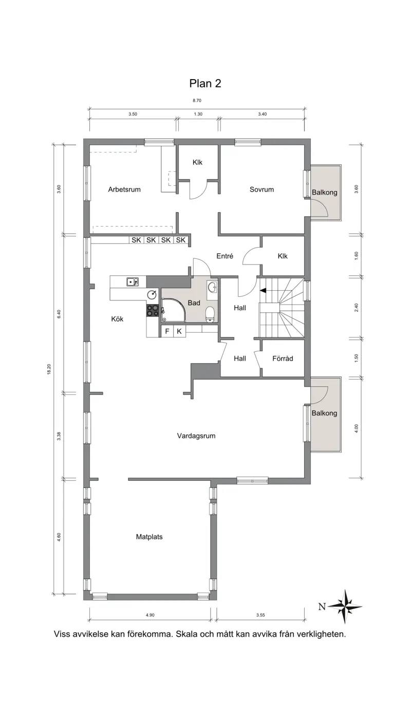 Floor plan for Torupsvägen 33