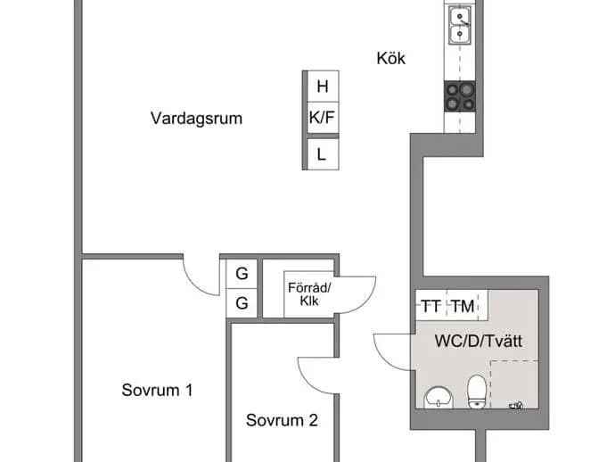 Floor plan for Såningsvägen 1, lgh 1115