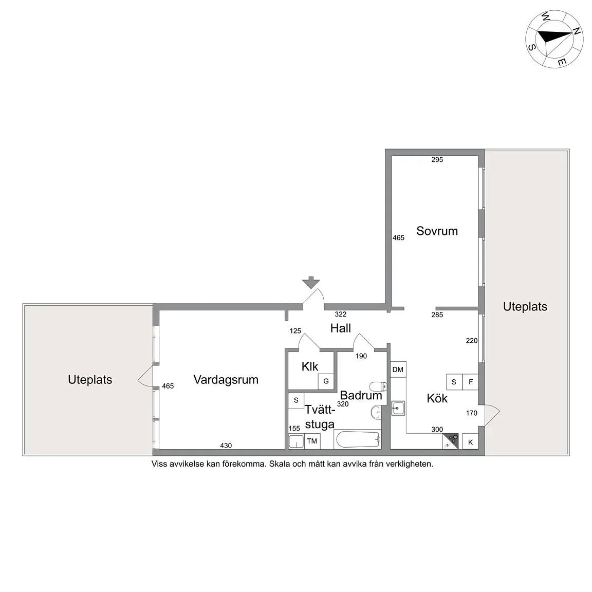 Planritning för Kvadrantgatan 8