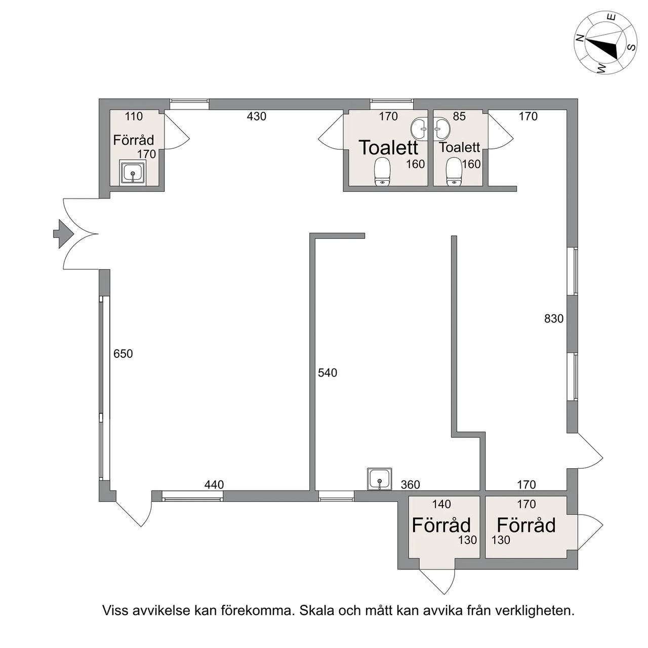 Floor plan for Stockslyckevägen 3