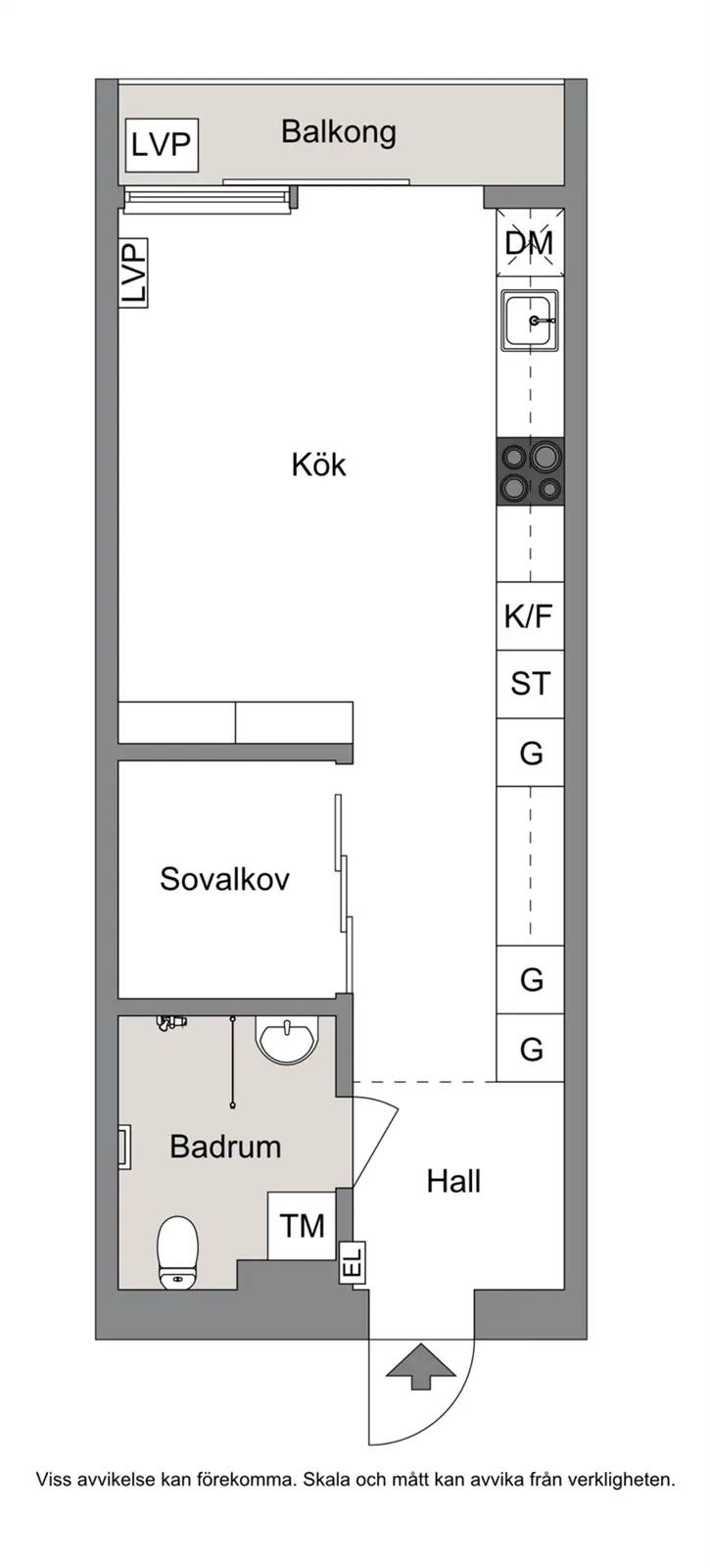 Planritning för Drabantgatan 7, 3tr