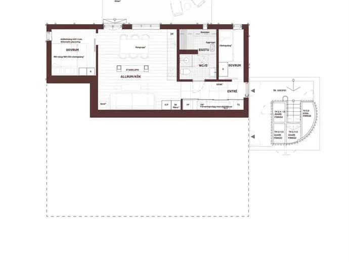 Floor plan for Backgläntan #31 - Alanittislingan 14B