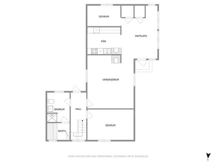 Floor plan for Fårö Lilla Gasmora 6106