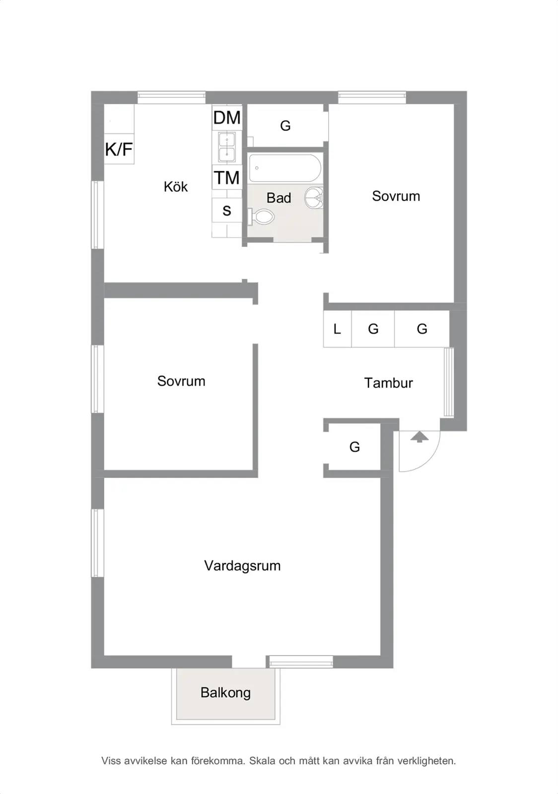 Floor plan for Ribevägen 10 A