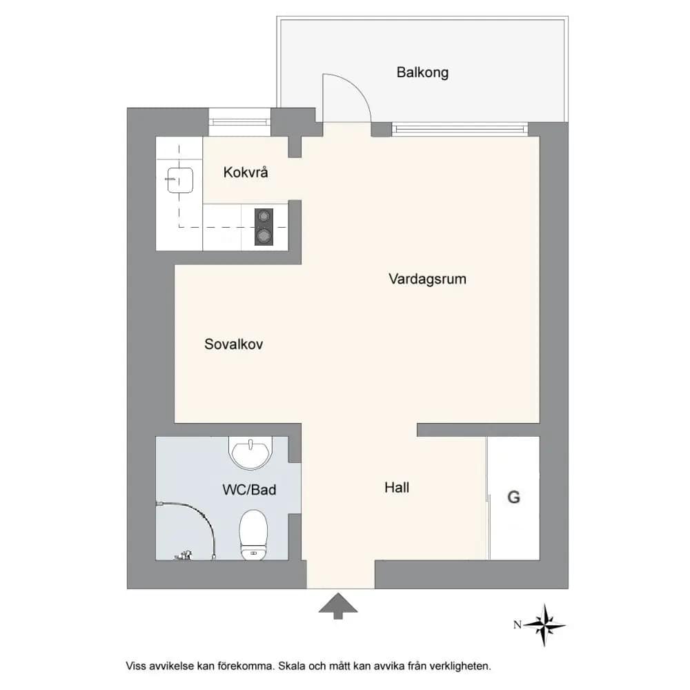 Floor plan for Gillevägen 3