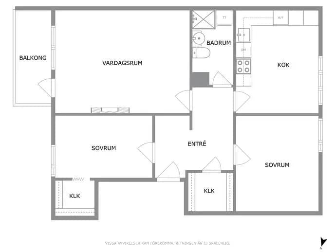 Floor plan for Faktorsgatan 7