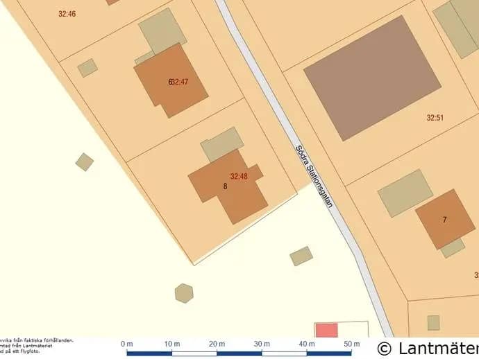 Planritning för Södra Stationsgatan 8