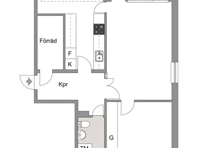 Planritning för Sagovägen 33