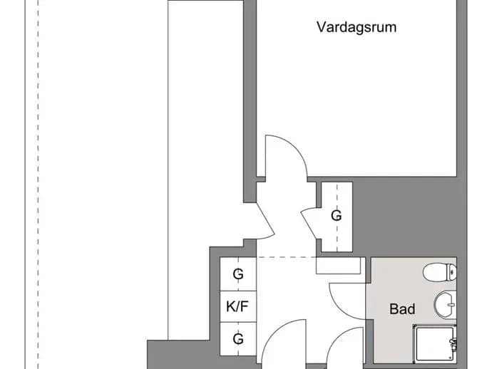 Floor plan for Jägarevägen 2C