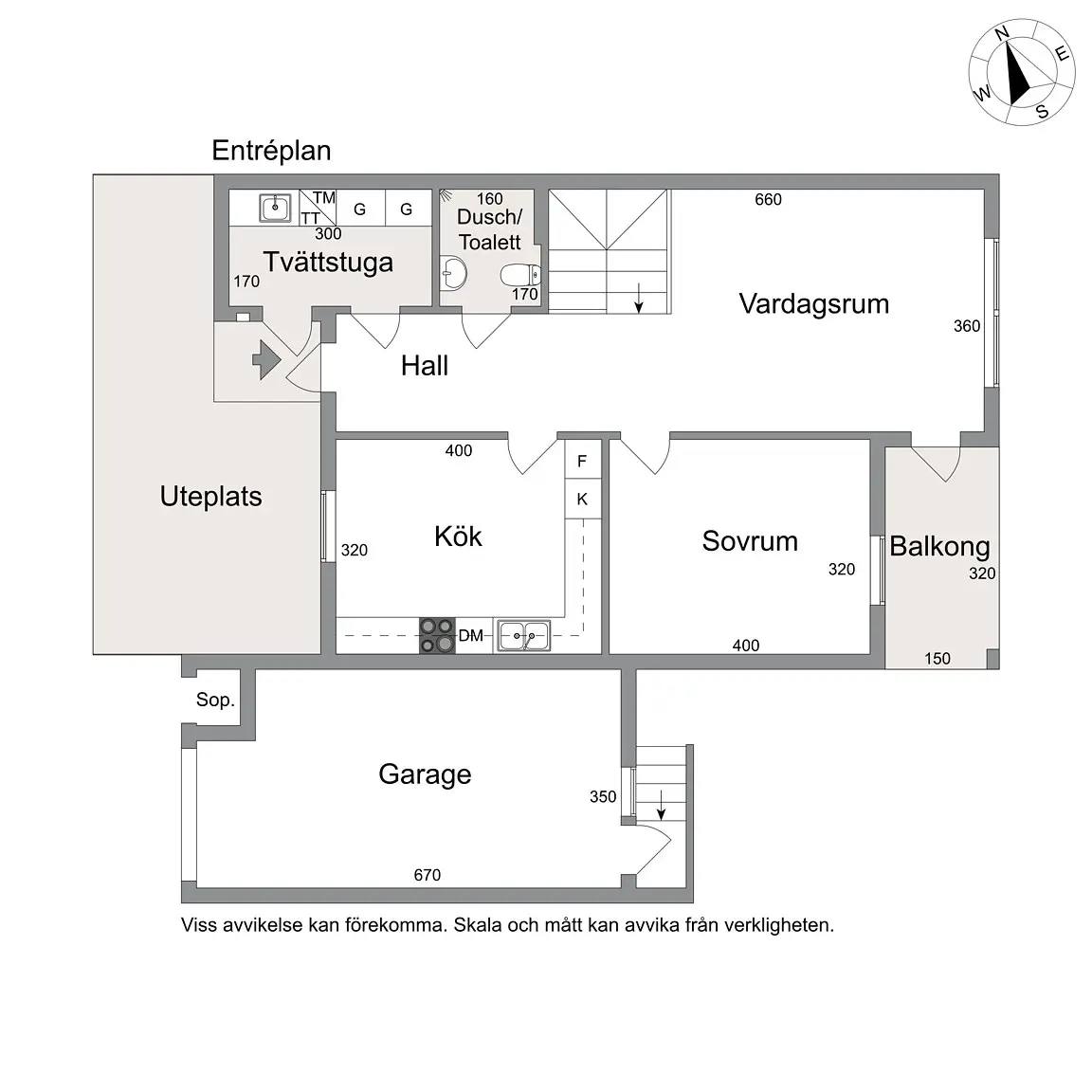 Planritning för Floraborgsvägen 62