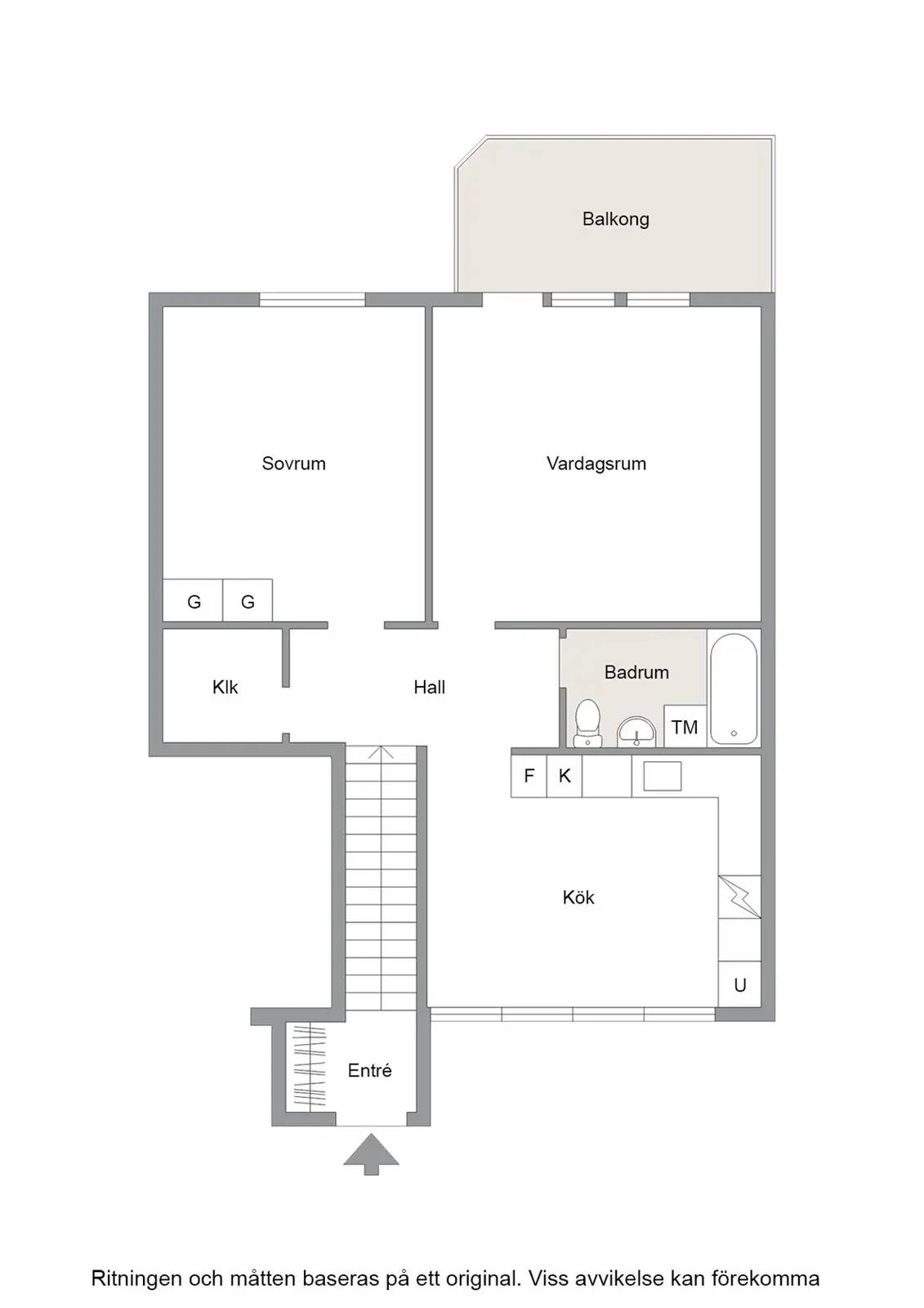 Planritning för Topasvägen 1 C