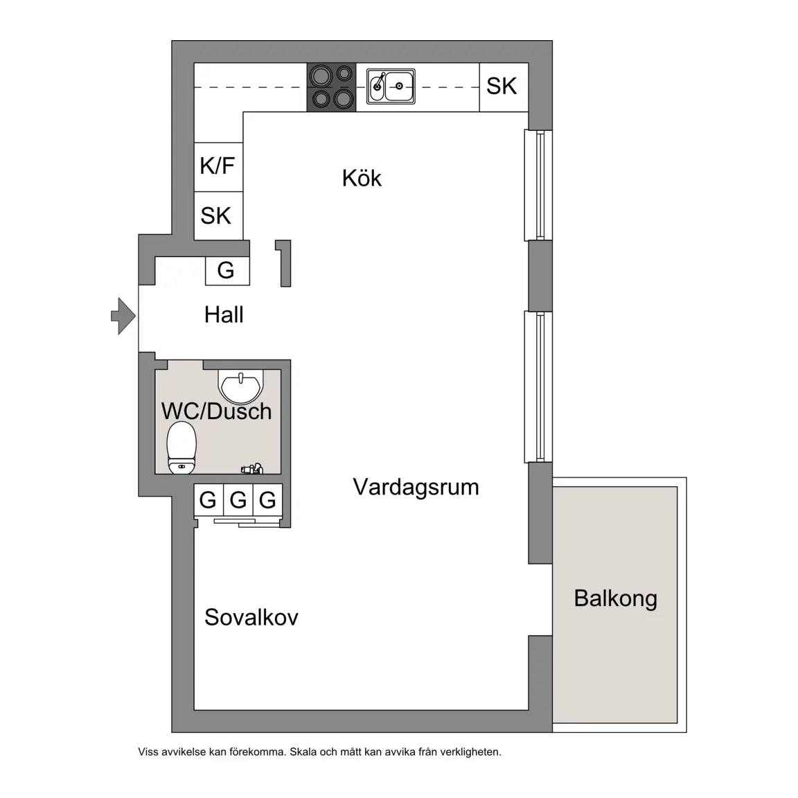 Planritning för Björksätersgatan 14