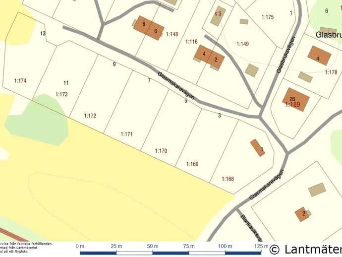 Floor plan for Glasmakarevägen 5