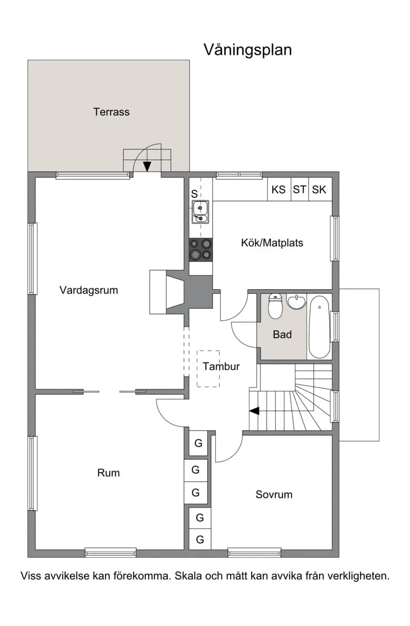 Floor plan for Rådhusgatan 1