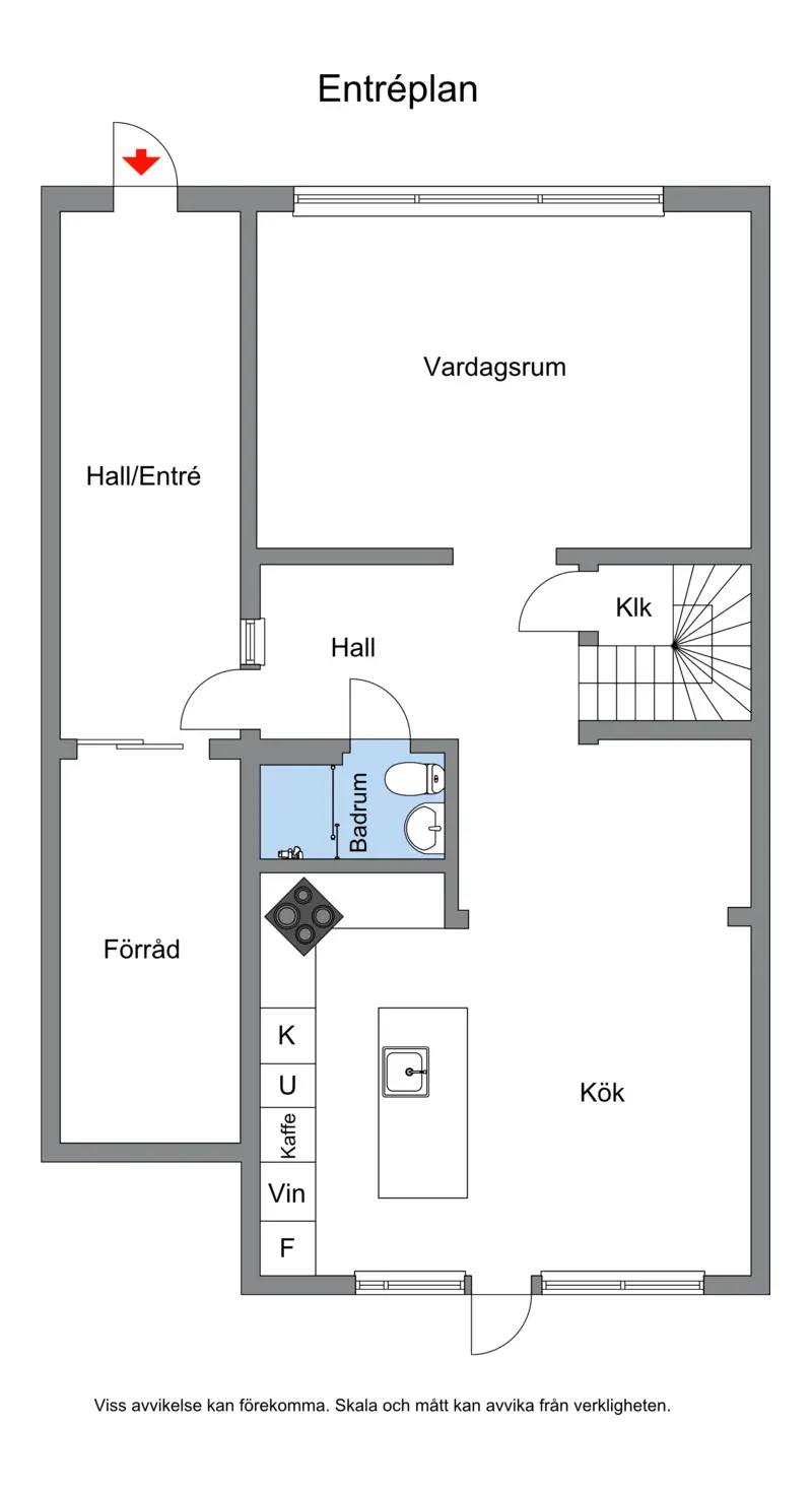 Planritning för Krögarvägen 59