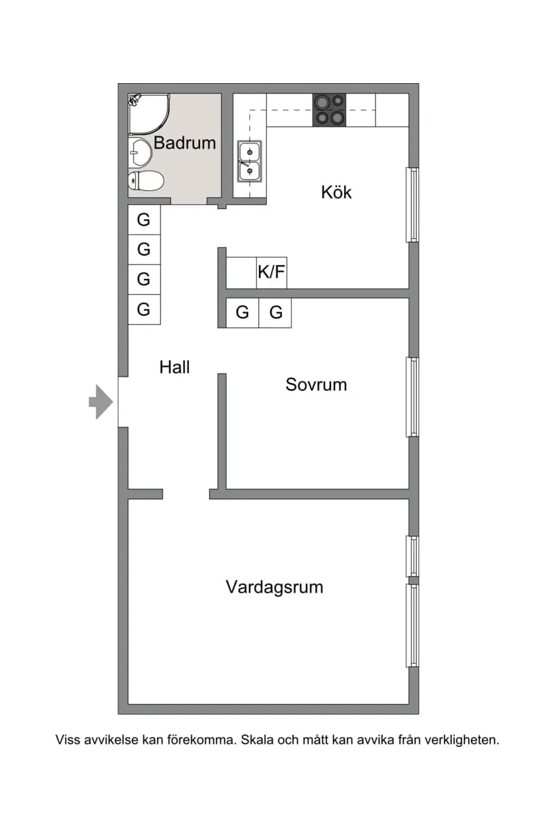 Floor plan for Kruthornsvägen 9