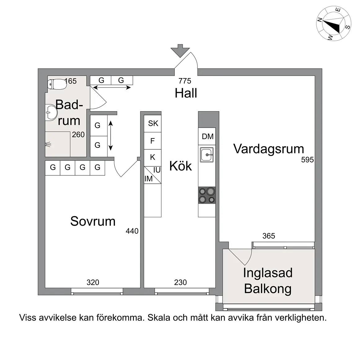 Planritning för Rosenhöjdsvägen 28