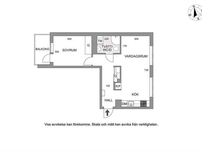 Floor plan for Gaffelseglet 42