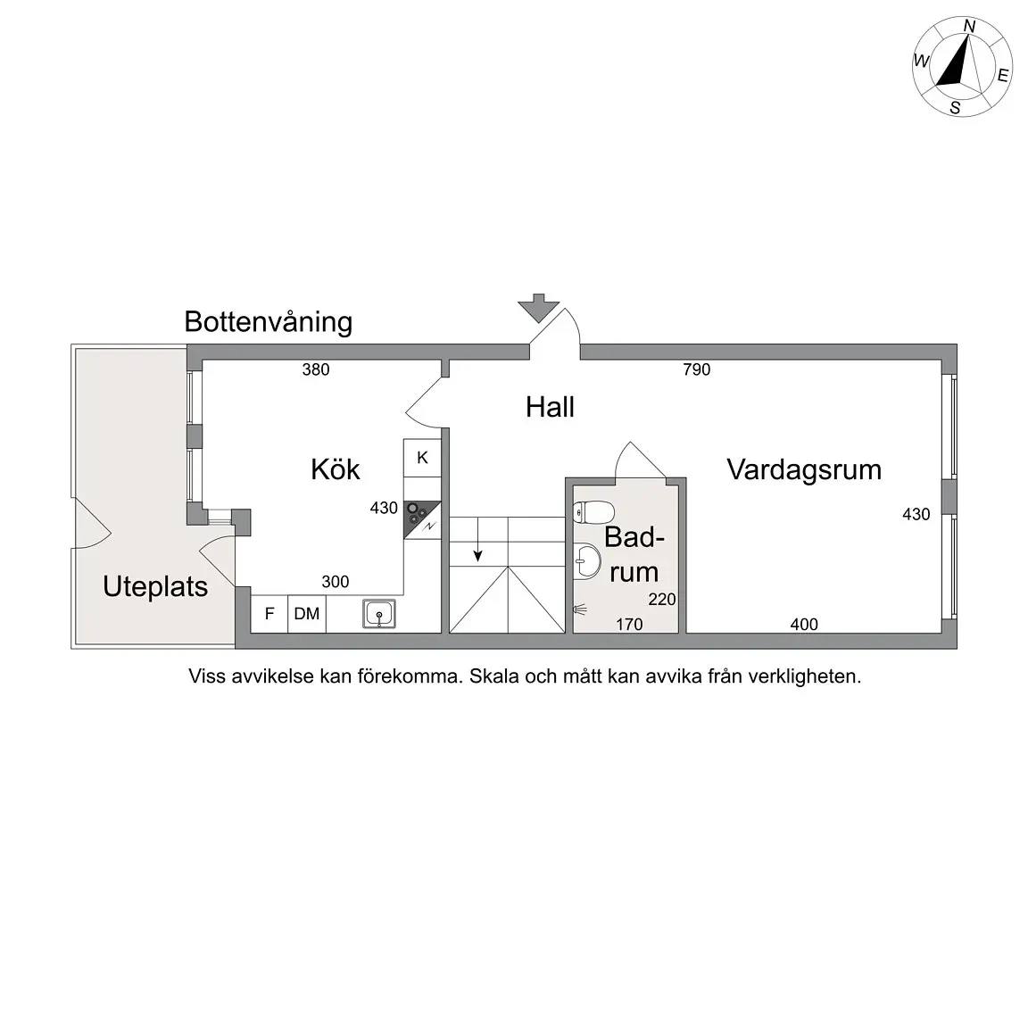 Planritning för Granövägen 60